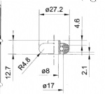 Wheel with ball bearing